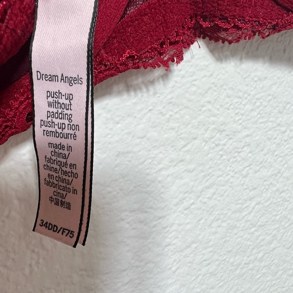 Sexy Red Victoria’s Secret Dream Angels Bra without padding - Picture 7 of 8